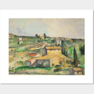 Fields at Bellevue by Paul Cezanne Posters and Art